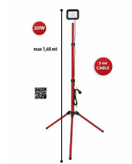 LAMPADA FARO A LED 20 W C/TREPPIEDI