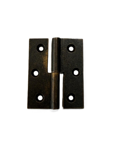CERNIERE SFILABILI OTTONE  BRONZATO 50X40 DX