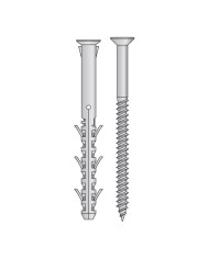 TASSELLO  NYLON C/VITE TUP4 TORX  10X80