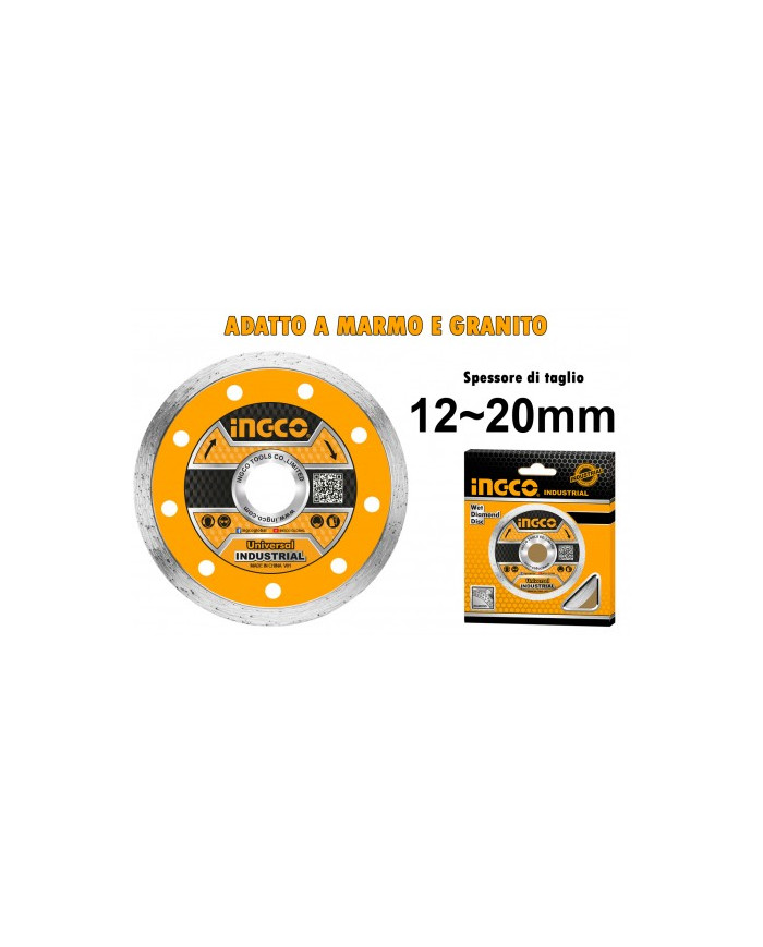 DISCO DIAMANTATO 115MM A UMIDO