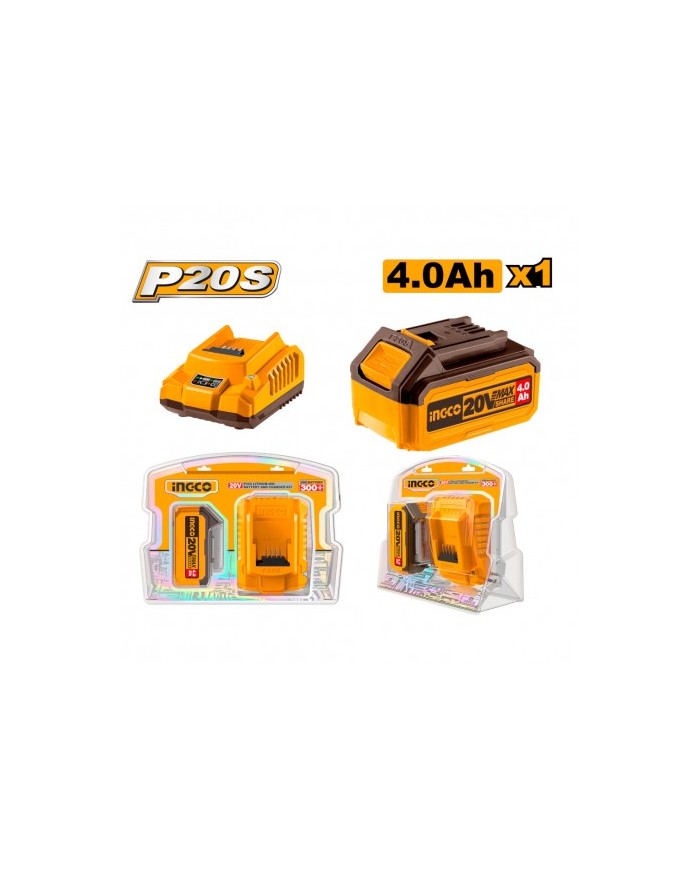 KIT BATTERIA + CARICABATTERIE 4 AH