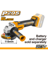 SMERIGLIATRICE ANGOLARE 115 MM BATT. 20V BRUSHLESS