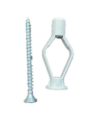 TASSELLO NYLON C/VITE  RIVESTIMENTO SOTTILE MM.8