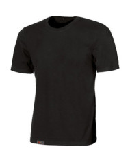 T-SHIRT LINEAR NERO TG.M