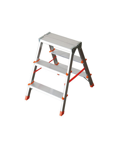 SCALA ALLUMINIO DOPPIA SALITA 3 GRADINI
