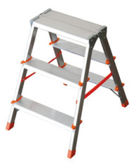 SCALA ALLUMINIO DOPPIA SALITA 3 GRADINI