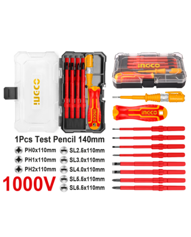 SET 10 PZ ISOLATI C/CACCIAVITE