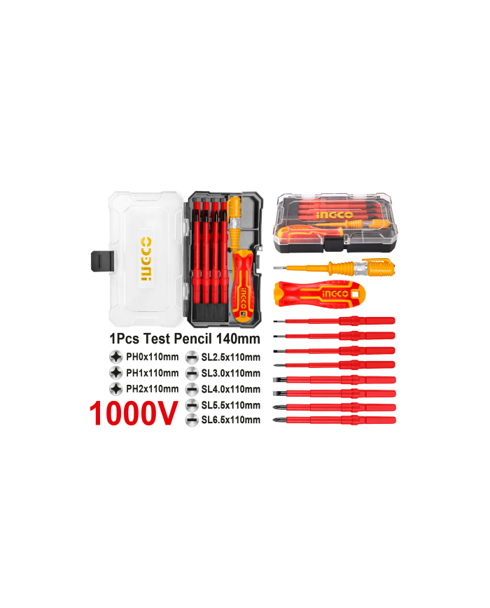 SET 10 PZ ISOLATI C/CACCIAVITE