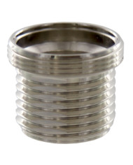 RACCORDO OTTONE CROMATO FILETTATO 24X1 M 1/2M