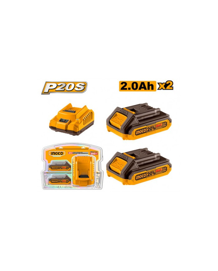 KIT BATTERIA + CARICABATTERIE 2 AH