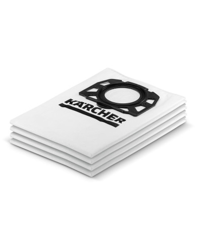 SACCHETTI FILTRO IN VELLO, 4 PEZZI, PER WD2 E WD3