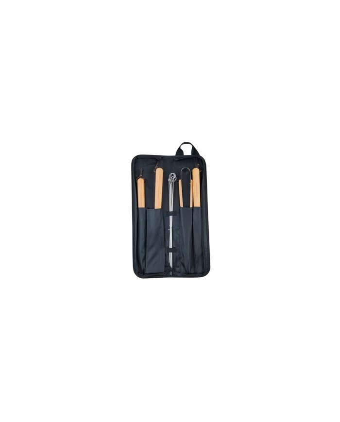 BORSA CON 6 UTENSILI BBQ TESSUTO