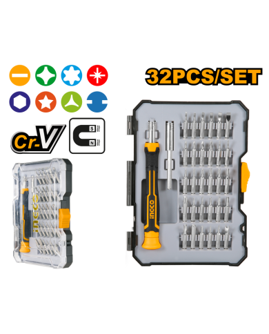 SET 32 PEZZI   CACCIAVITI PRECISIONE