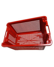 CESTA PER OLIVE RETTANGOLARE FONDO FORATO