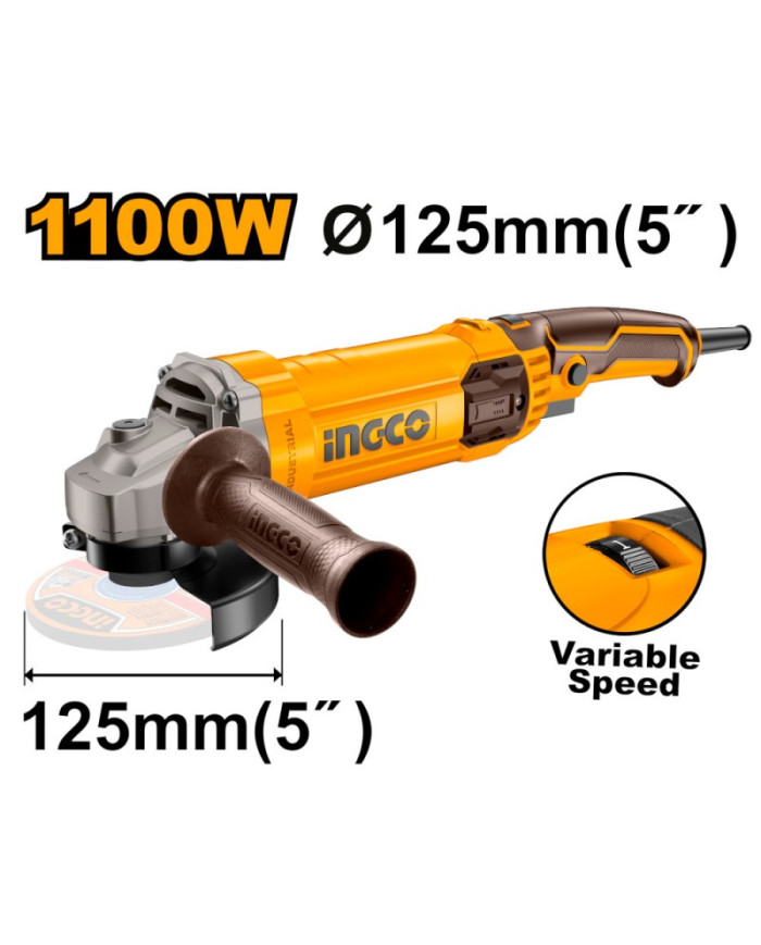 SMERIGLIATRICE ANGOLARE 1100W D.125MM