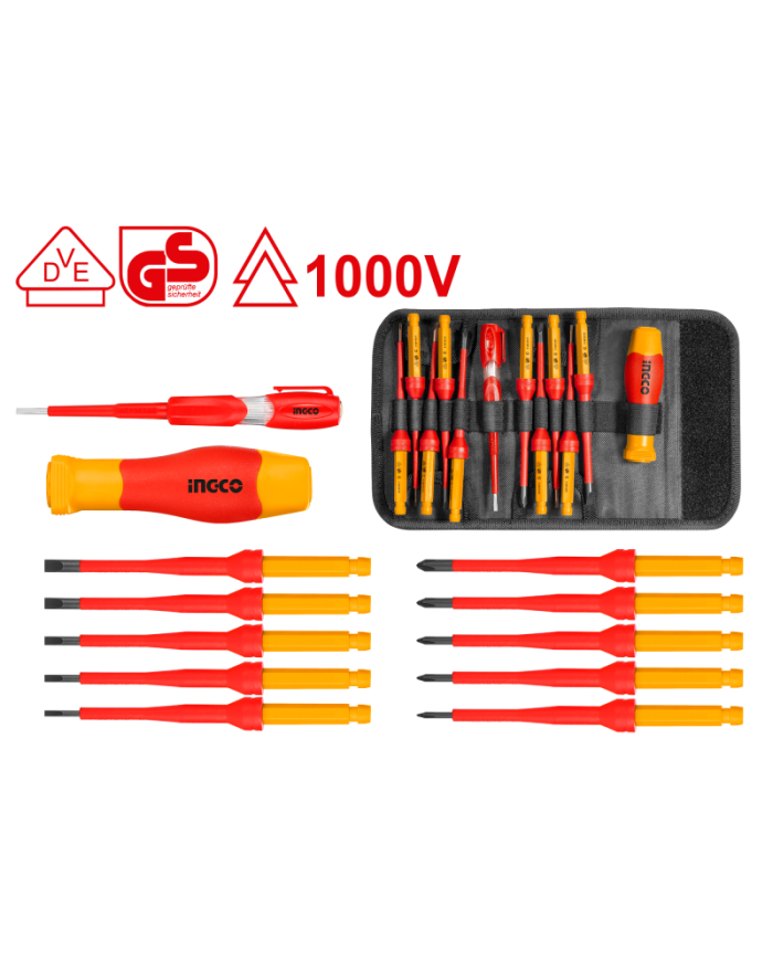 SET 12 PZ ISOLATI C/CACCIAVITE