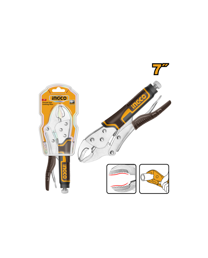 PINZA A SCATTO REGOLABILE AUTOBLOCCANTE 7