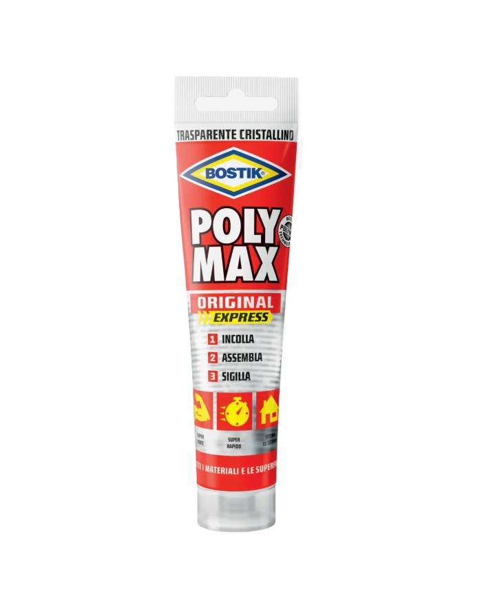 POLY MAX ORIGINAL EXPRESS TRASPARENTE TUBO 115GR