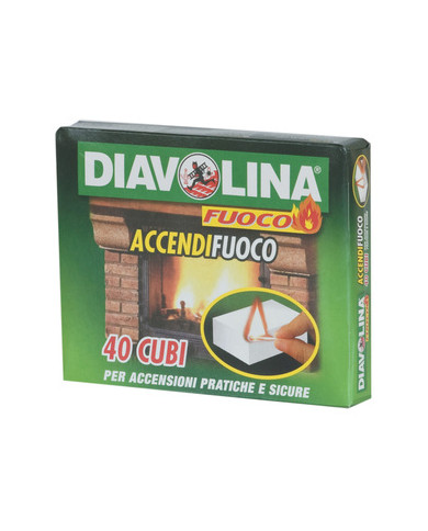 DIAVOLINA ACCENDIFUOCO 40 CUBI