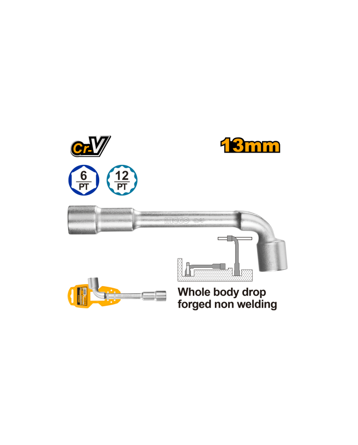 CHIAVE A PIPA 13 MM