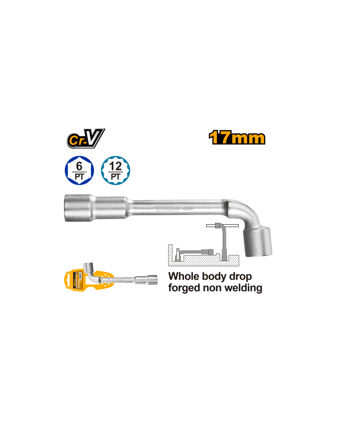 CHIAVE A PIPA 17 MM