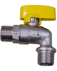 RUBINETTO A SFERA PER GAS 1/2-1/2 M M