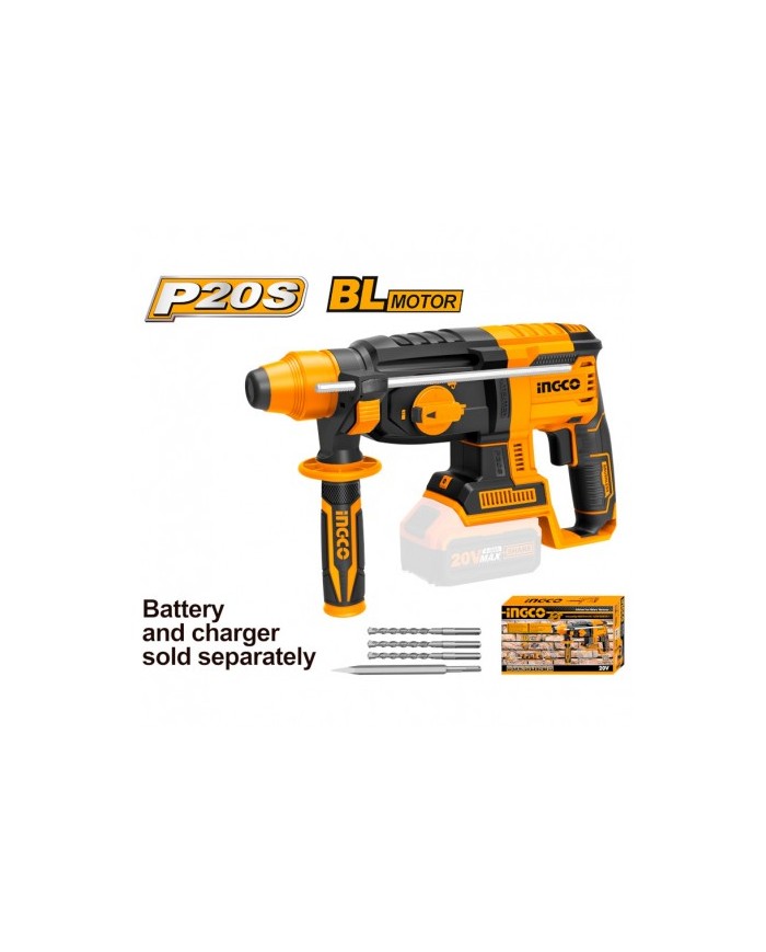 MARTELLO DEMOLITORE BATT.LI 20V  NUDO C/4 PUNTE