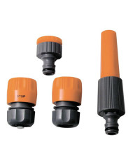 KIT 4PZ LANCIA DRITTA+ RACCORDI DA 1/2  TUBI 5/8