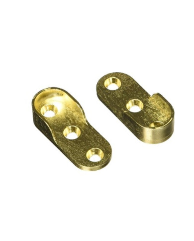 REGGITUBO OVALE ORO 15X22 FISSAGGIO A TRE FORI