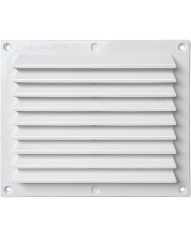 GRIGLIA CON RETE  ABS 175X146 BIANCO