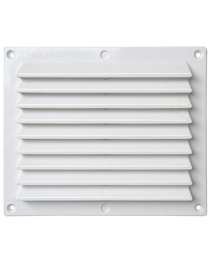 GRIGLIA CON RETE  ABS 175X146 BIANCO