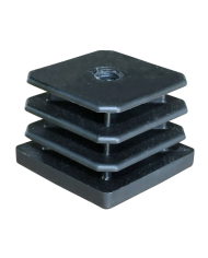 TAPPO  ALETTATO QUADRO 30X30 FILETTATO M10