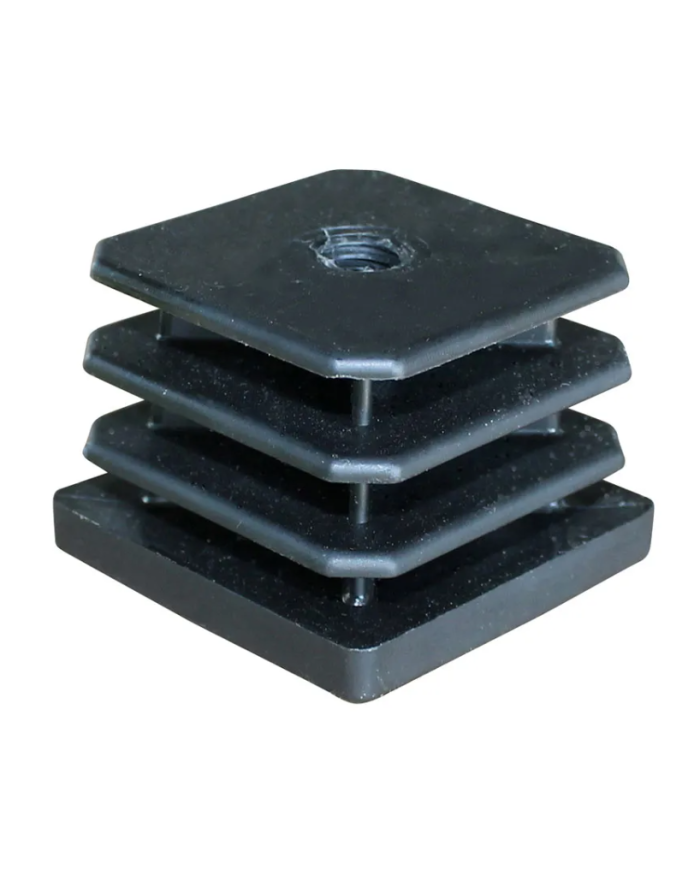 TAPPO ALETTATO QUADRO 50X50 FILETTATO M10