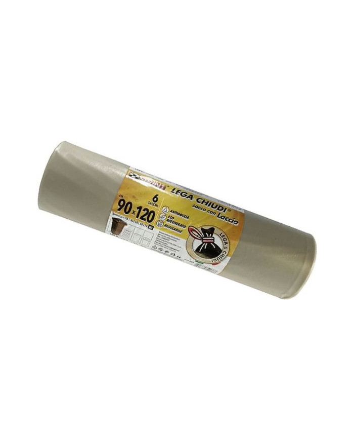ROTOLO 6PZ SACCO C/LACCI AMBRA 90X120