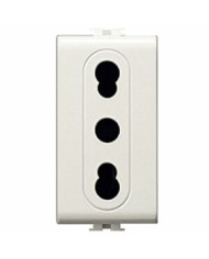 PRESA EASY BIVALENTE C/SICUREZZA 2P+T 10/16A