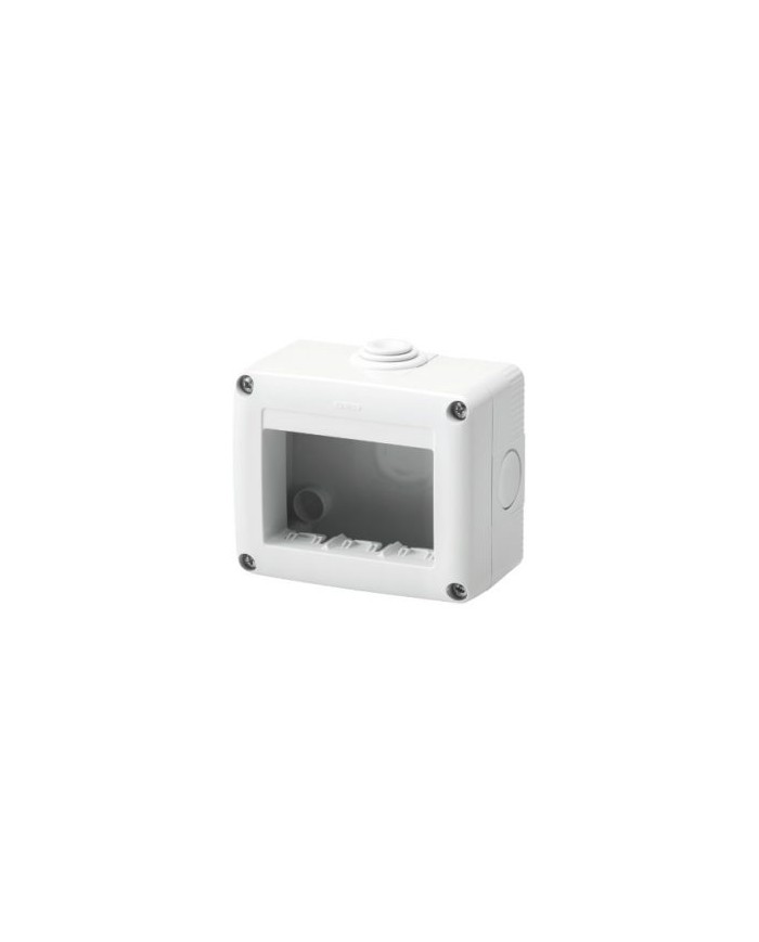 CONTENITORE 3 POSTI ORIZZONTALE C/PASSACAVI IP40