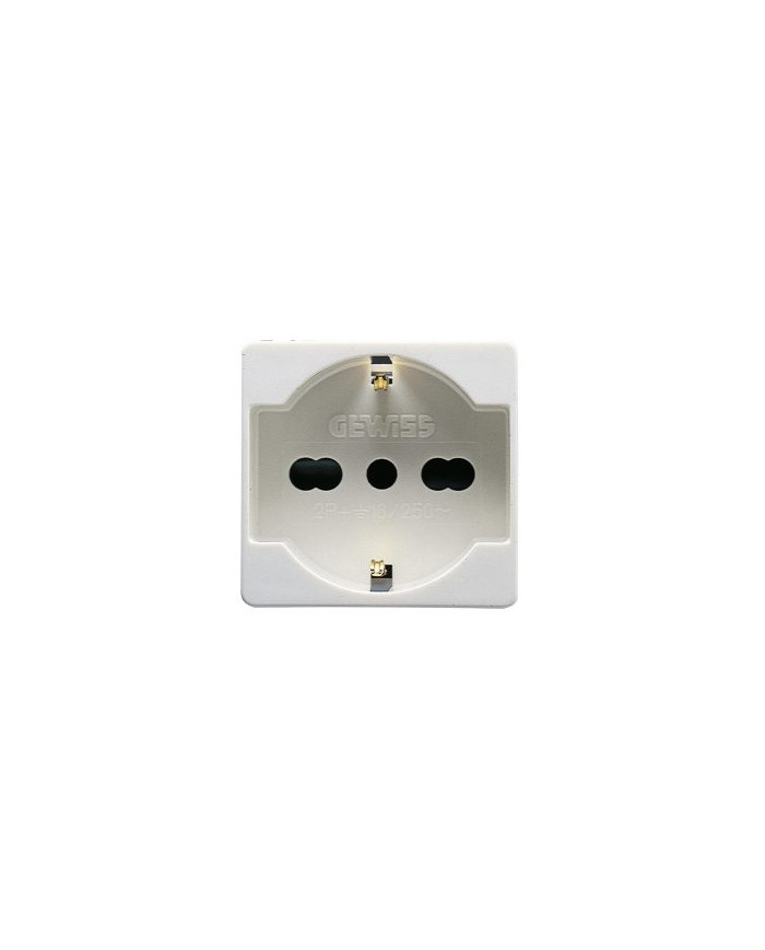 PRESA 2P+T 16A  BIVALENTE P40 2 MODULI