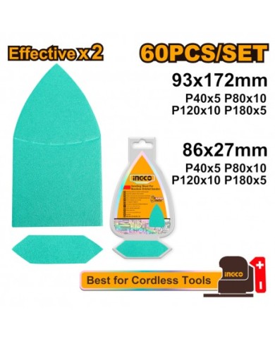 SET 60PZ CARTE ABRASIVE P40-P120