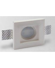 FARETTO IN GESSO AD INCASSO PER CARTONGES 95X95MM