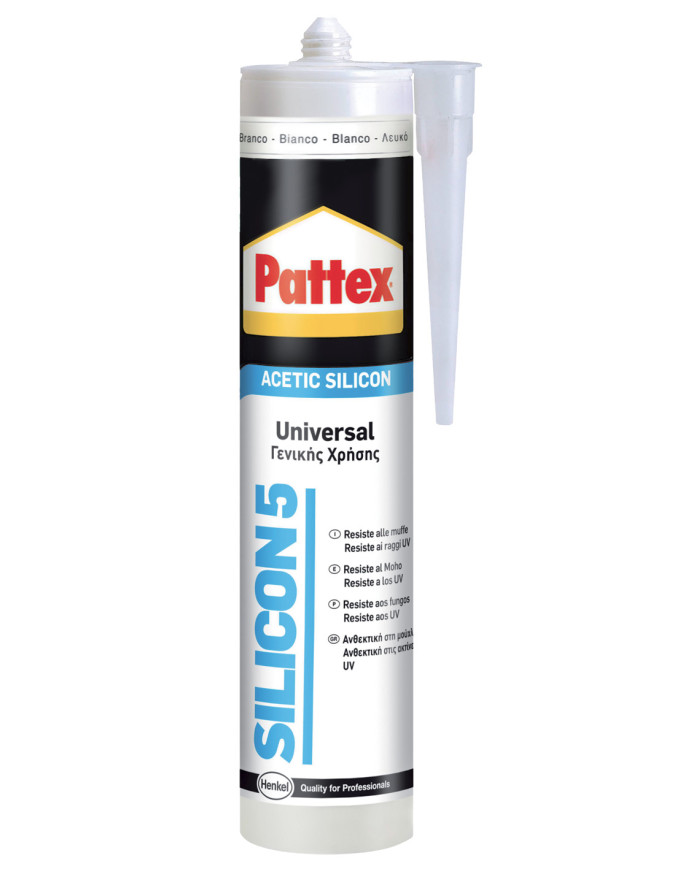 PATTEX PRO SILICON5 BIANCO 280ML