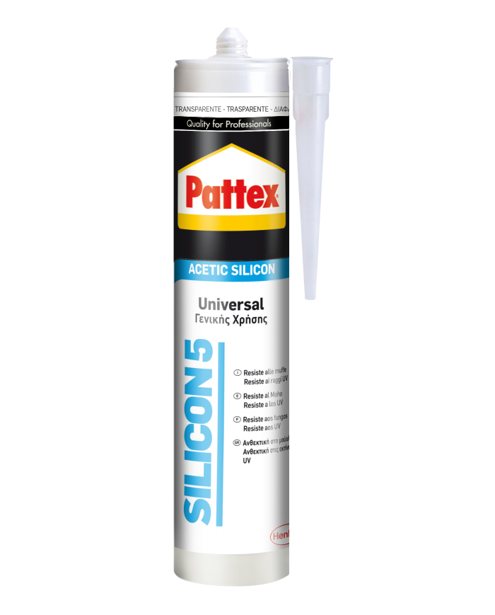 PATTEX PRO SILICON5 TRASPARENTE 280ML