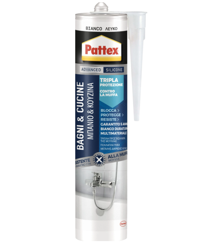 PATTEX BAGNI&CUCINE BIANCO TRIPLA PROTEZIONE 300ML