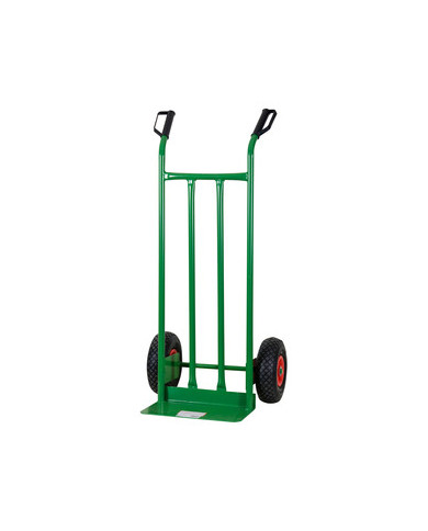 CARRELLO PORTASACCHI C/RUOTE PNEUMAT. KG.250