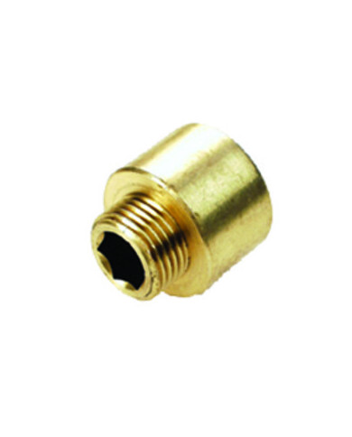 PASSO IDRAULICO RID. PROLUNGA M.1/2 F3/4 OTTONE