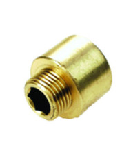 PASSO IDRAULICO RID. PROLUNGA M.1/2 F3/4 OTTONE