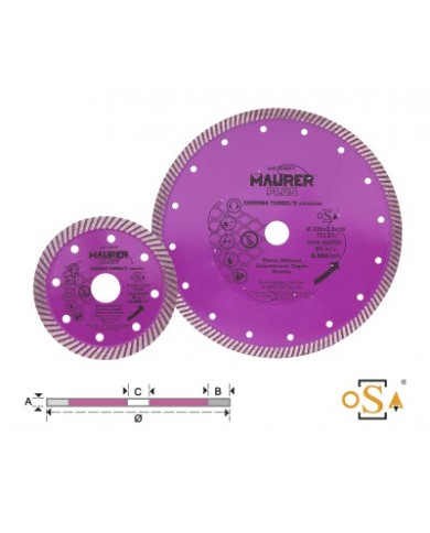 DISCO DIAMANT CORONA TURBO/S 110MM