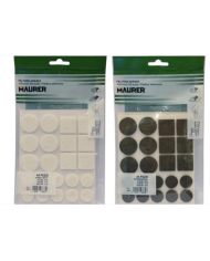 FELTRINO ADESIVO BIANCO MIS. ASSORTITE 44PZ