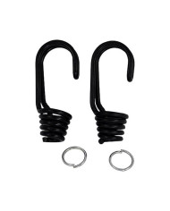 DOPPIO GANCIO CORDA ELASTIC D.6/8MM IN FER NER 2PZ