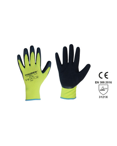GUANTI DA LAVORO IN LATTICE HI-GRIP TG.8