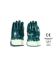 GUANTI DA LAVORO IN NITRILE BLU TG.10